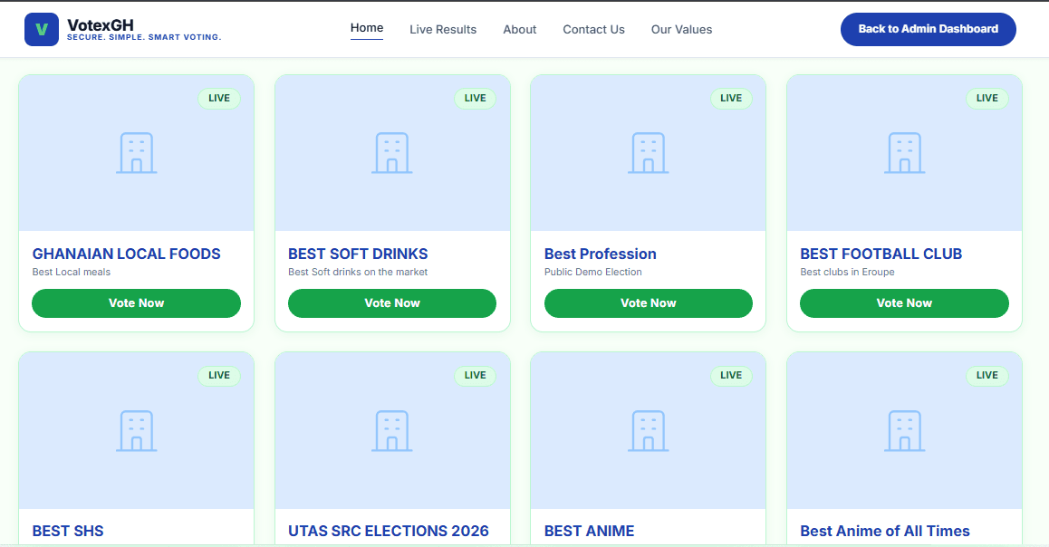 VotexGH Poll Builder
